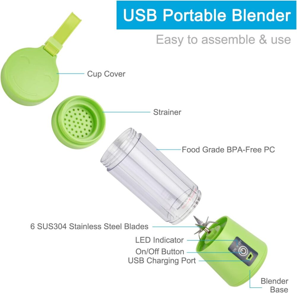 Portable and Rechargeable Juice Blender - Image 5