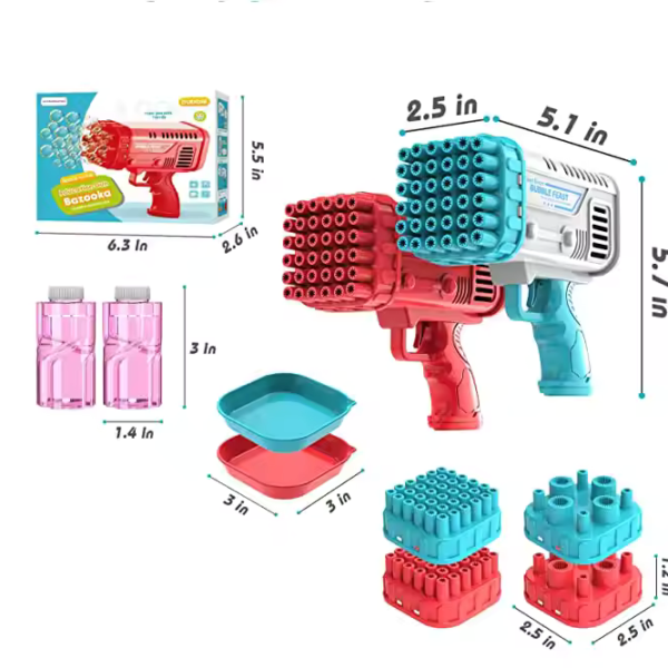 36 Holes Bubble Toys Gun - Image 4