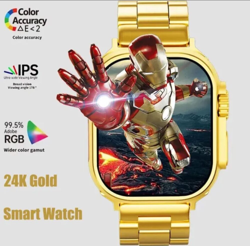 G9 Ultra Pro 2.03HD Screen Gold Smart Watch - Image 7