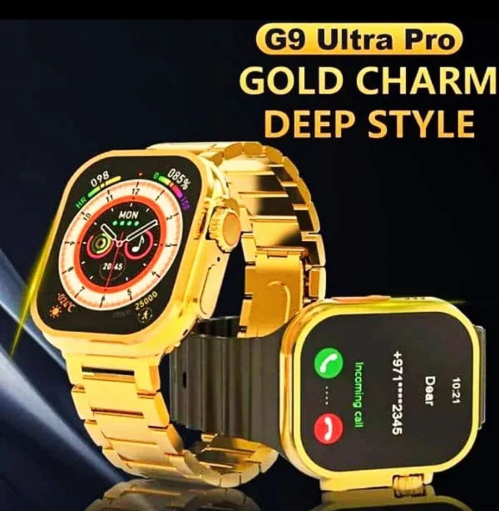 G9 Ultra Pro 2.03HD Screen Gold Smart Watch - Image 6