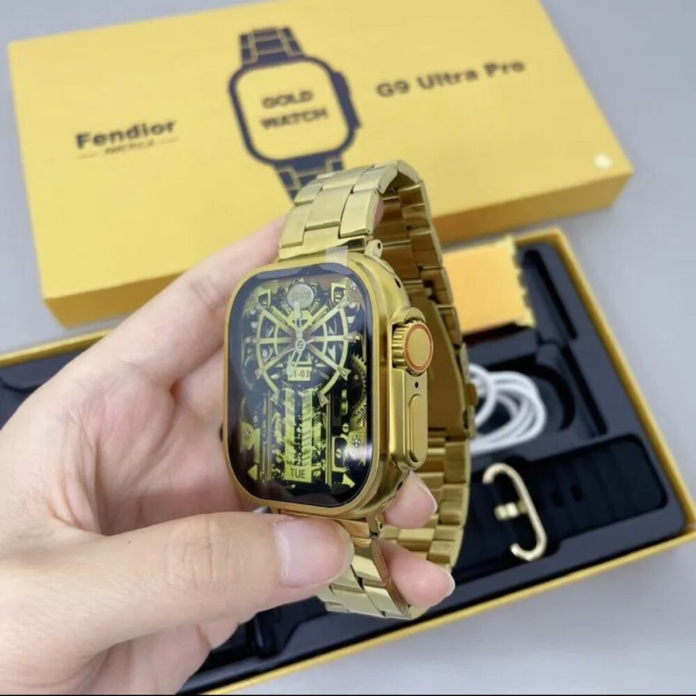 G9 Ultra Pro 2.03HD Screen Gold Smart Watch - Image 2