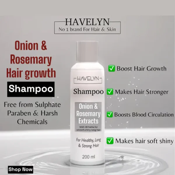 HAVELYN ONION & ROSEMARY SHAMPOO