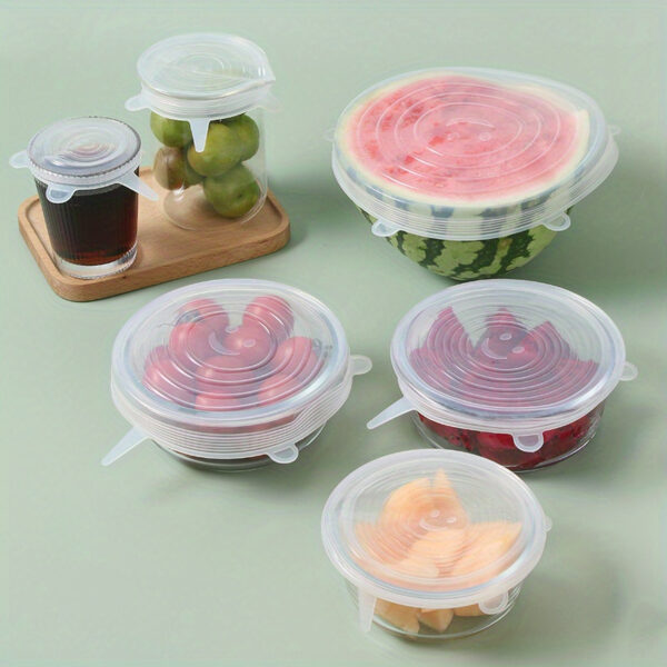 6-Pack Silicone Stretch Lids - Image 2