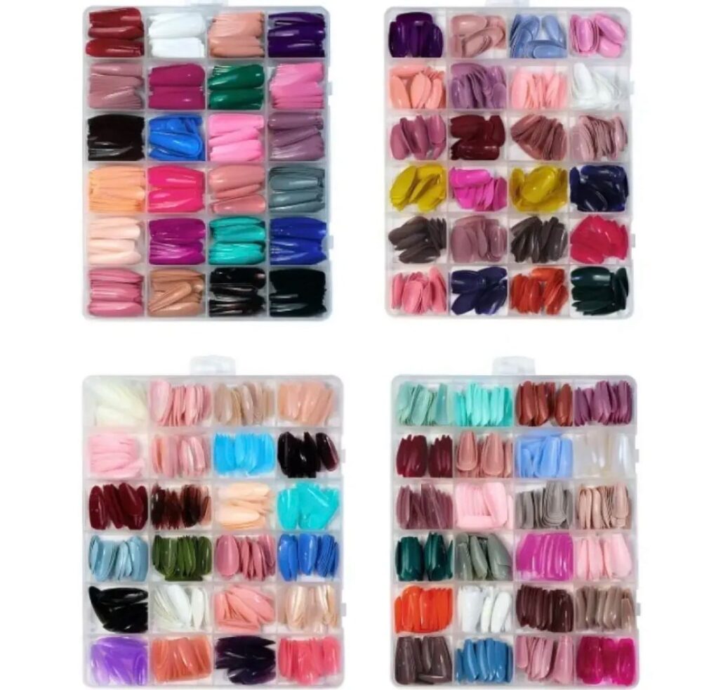 24 Different Colors Nails, 576 pcs Nails With Box - Image 5