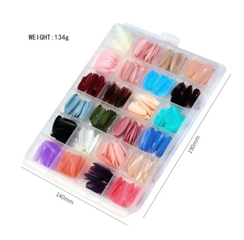 24 Different Colors Nails, 576 pcs Nails With Box - Image 3