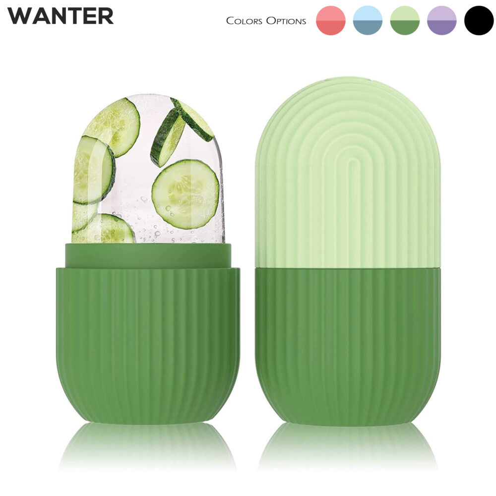 3 in 1 Silicon Face ice Roller box packing (Random Color)