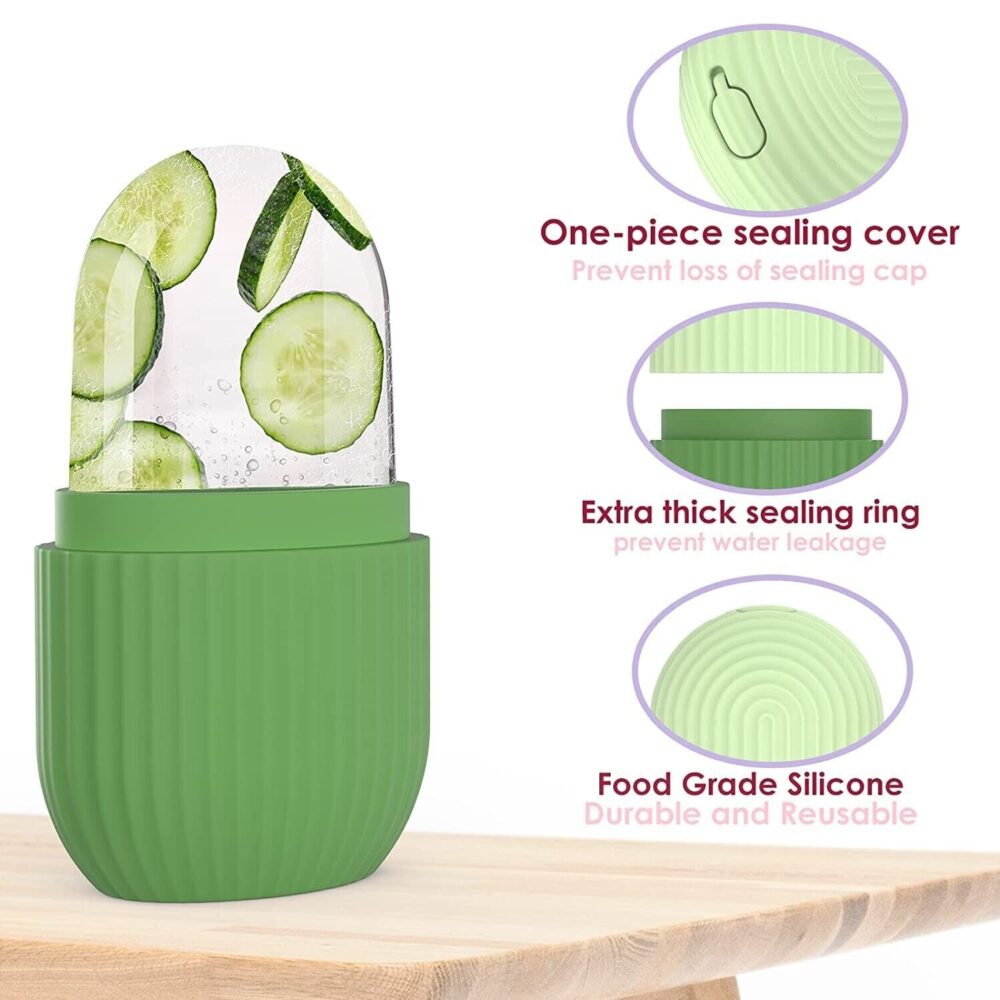 3 in 1 Silicon Face ice Roller box packing (Random Color) - Image 2