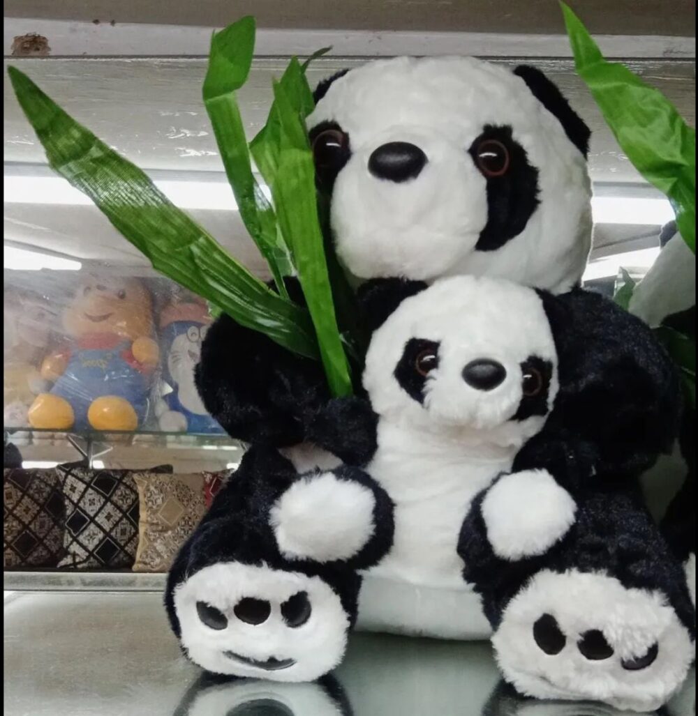 Panda with baby panda Plush Toy - Image 2