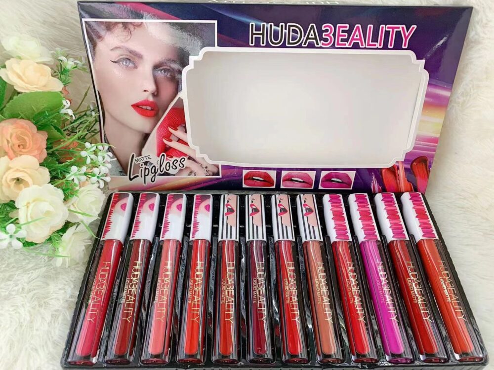 Huda3eality Lip Gloss – Pack of 12