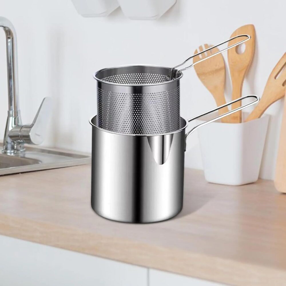 Stainless Steel Deep Fryer Pot