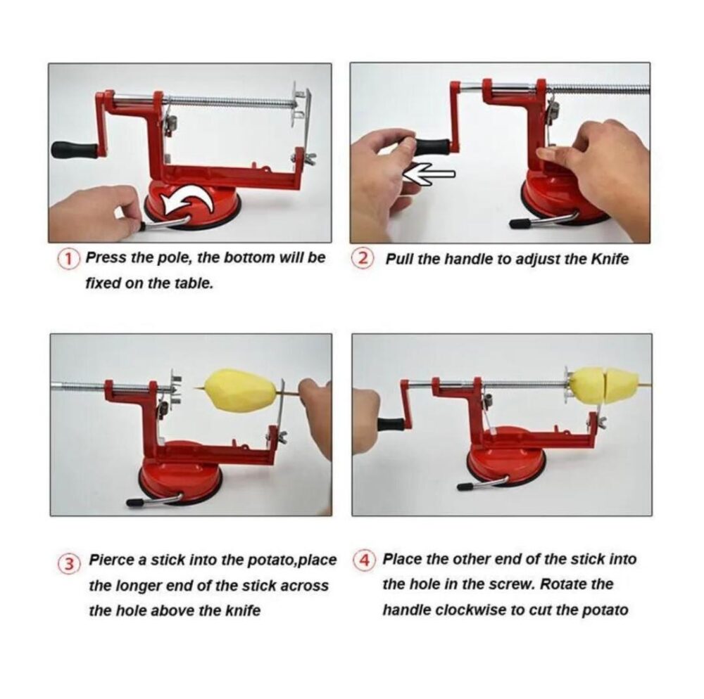 Spiral Potato Slicer – Compact & Durable - Image 4
