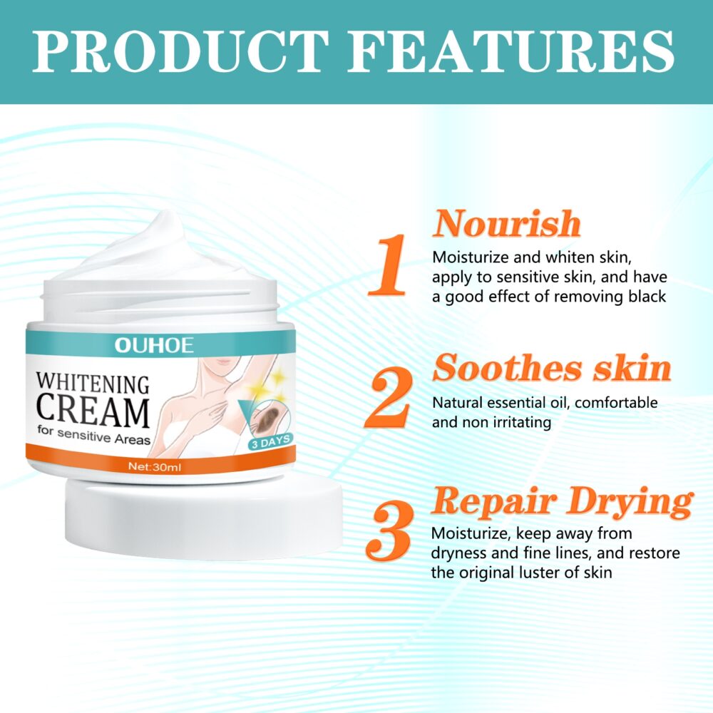 Ouhoe Whitening Cream for Sensitive Areas - Image 3
