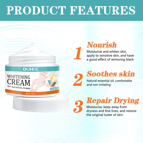 Ouhoe Whitening Cream for Sensitive Areas - Image 3
