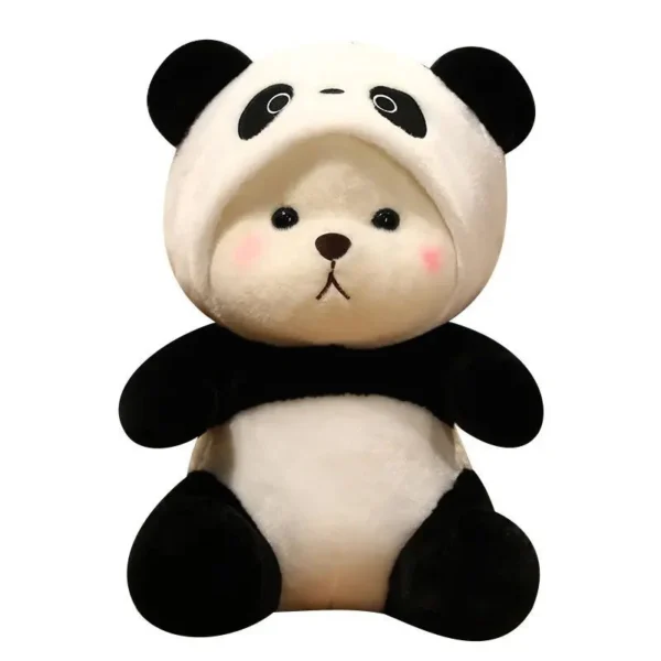 Panda Bear with Cap Plush Toy Teddy Bear - Image 4