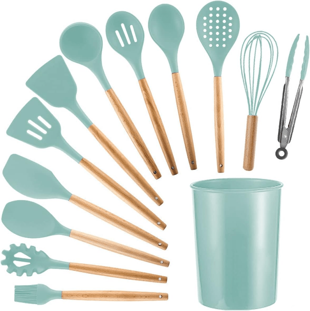 12-Piece Silicone Kitchen Utensil Set - Image 2