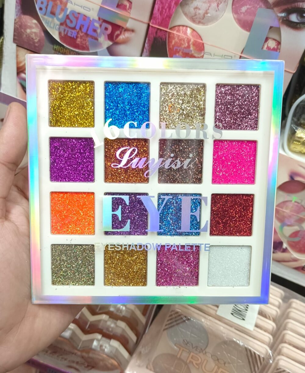 Luyisi 16-Color Glitter Eyeshadow Palette