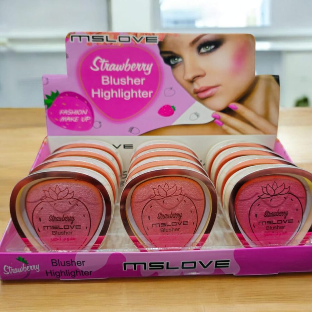 MSLOVE Strawberry Blusher – Pack of 3 pcs - Image 2