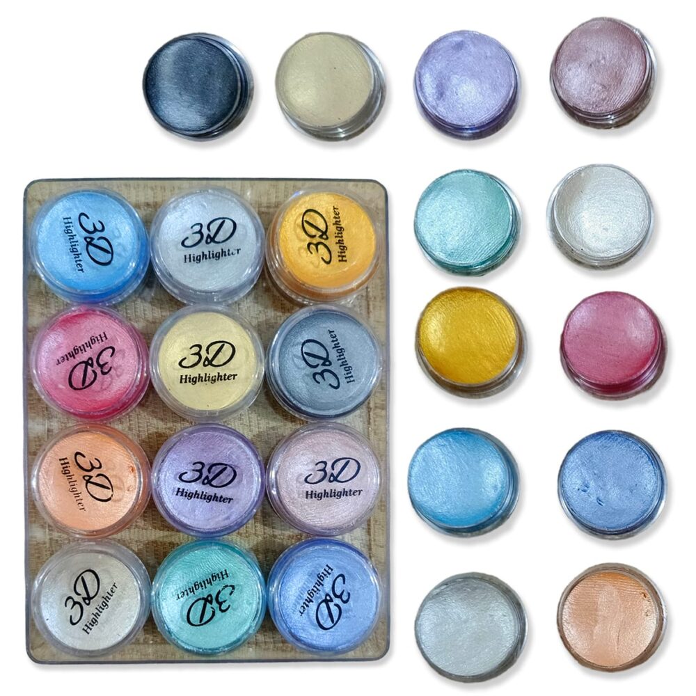 12-Color 3D Highlighter Set