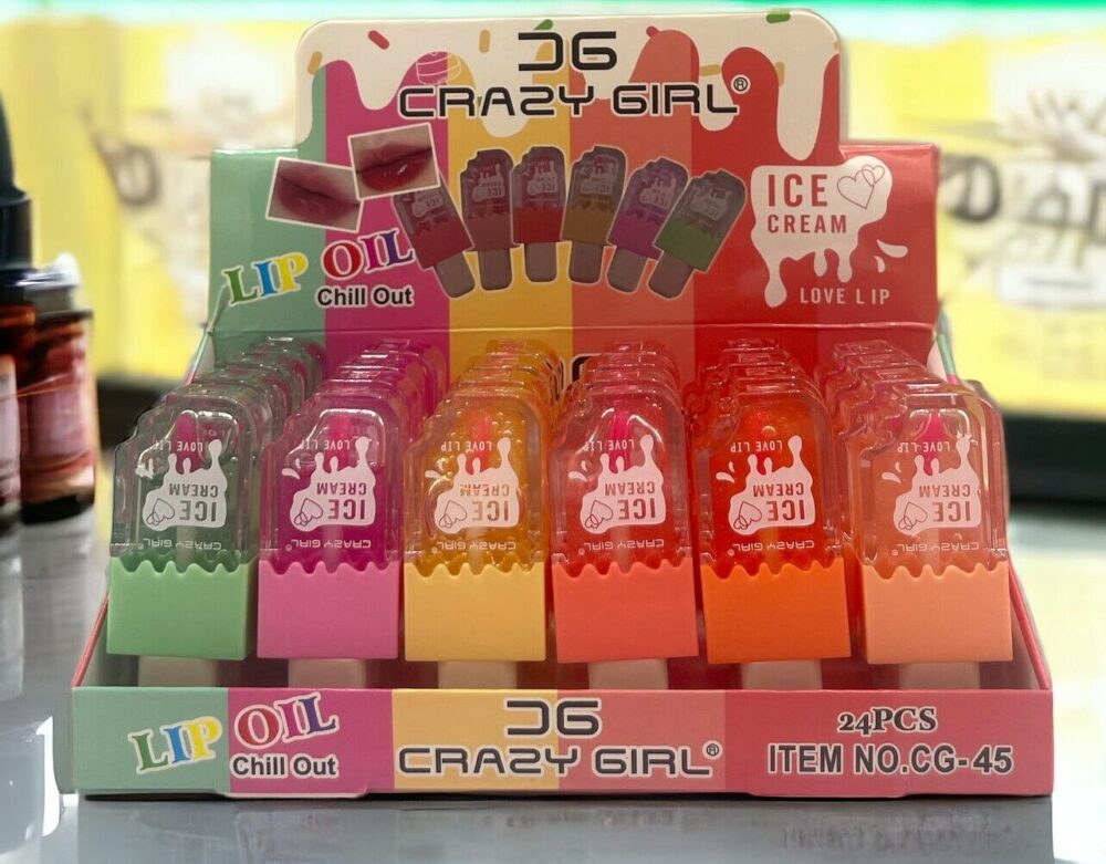 Crazy Girl Ice Cream Lip Gloss – Pack of 6