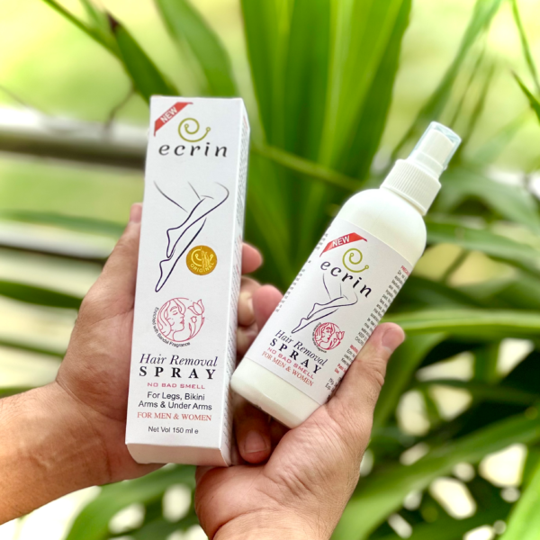 Hair Removal Spray for Men and Women – Ecrin 2-in-1