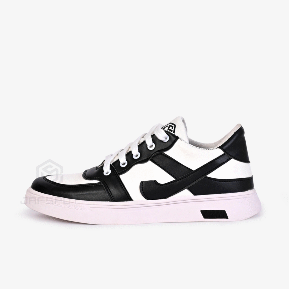 Jaf Spot Dunkfusion Sneakers for Men in black color on pavement