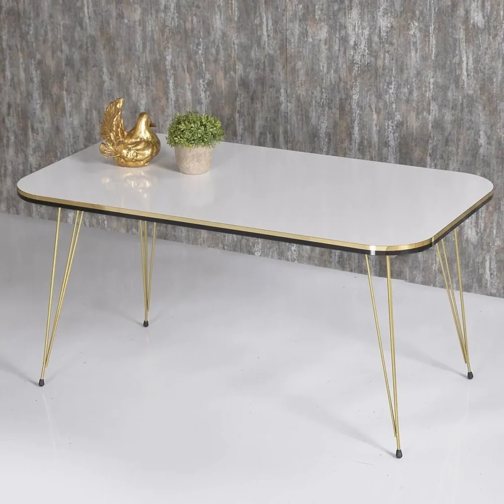 4 Pcs Tea Table Wood Set – 1 Box Wooden Table and Stools