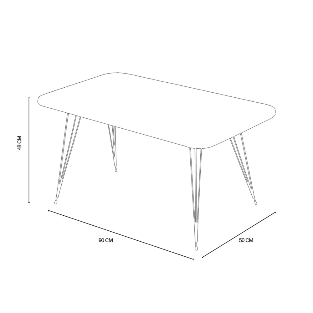 4 Pcs Tea Table Wood Set – 1 Box Wooden Table and Stools