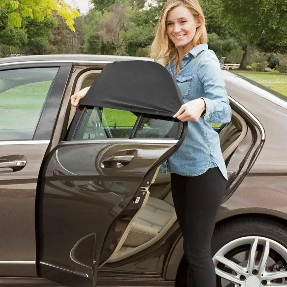 Universal Car Sunshade 4 Pcs Set for front and side windows