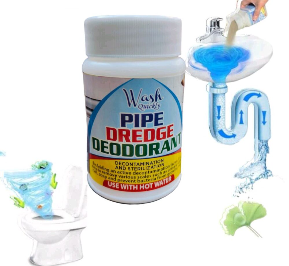 Sink and Drain Cleaner Chemical Powder for Kitchen and Bathroom Clogs