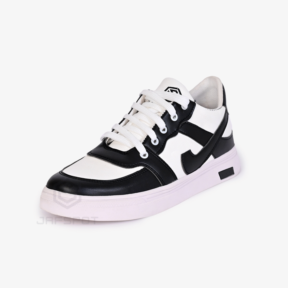 Jaf Spot Dunkfusion Sneakers for Men in black color on pavement