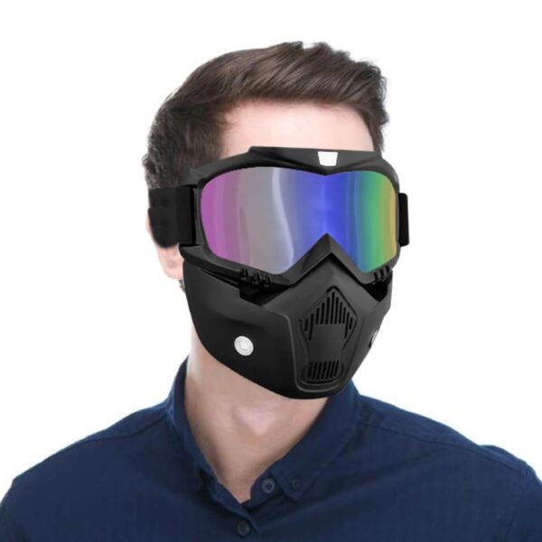 Face Helmet Mask for Bike Riders with Glasses – Anti-Dust and Warm